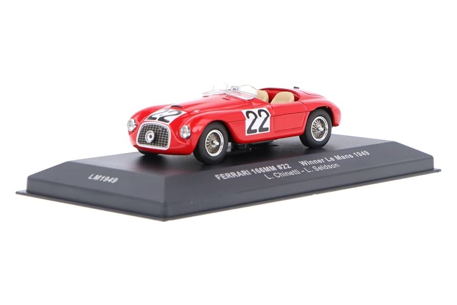 BBR フェラーリ166MM 1949年　ル・マン優勝　No.22 レッド Ferrari 166 MM n.22 winner 24 Hours of Le Mans 1949